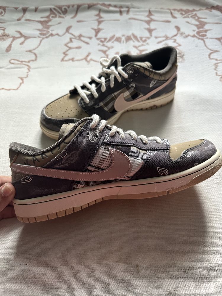 Кросівки Nike SB Dunk Low Travis Scott Cactus Jack Fur кросівки найк