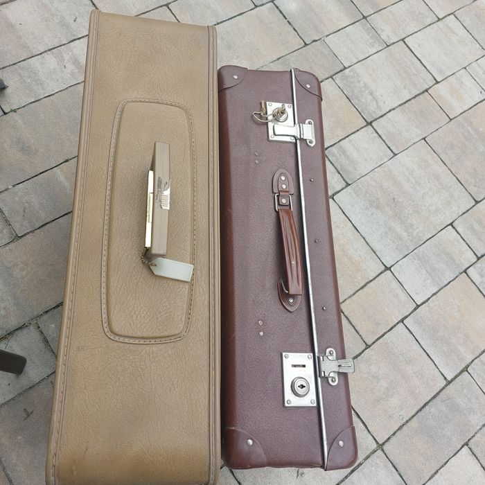 Stara duża walizka podróżna retro vintage prl lata 70te