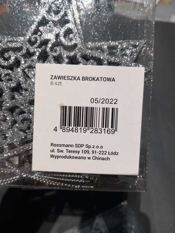 Gwiazdki ozdoba srebrne