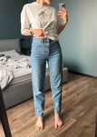Сині джинси Mom's фасон Levi’s High Loose Taper