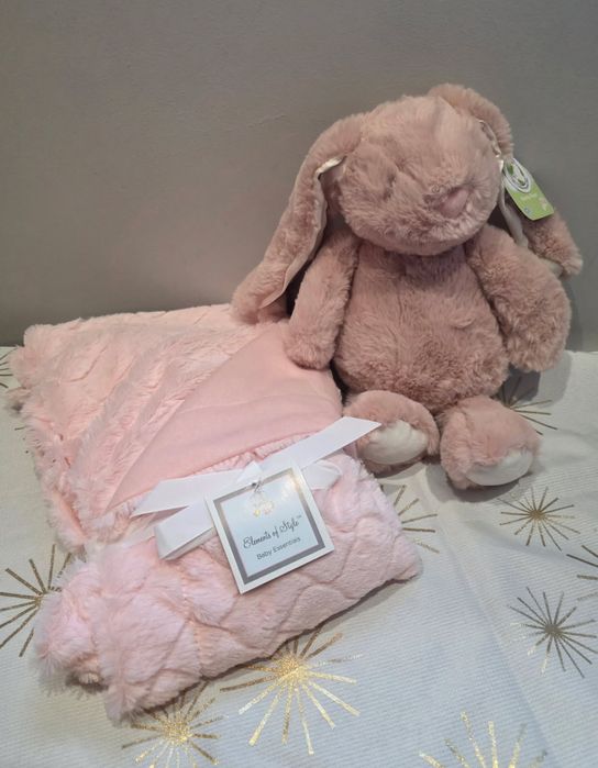 Kocyk I pluszak dla niemowlaka -Nowy z metkami.