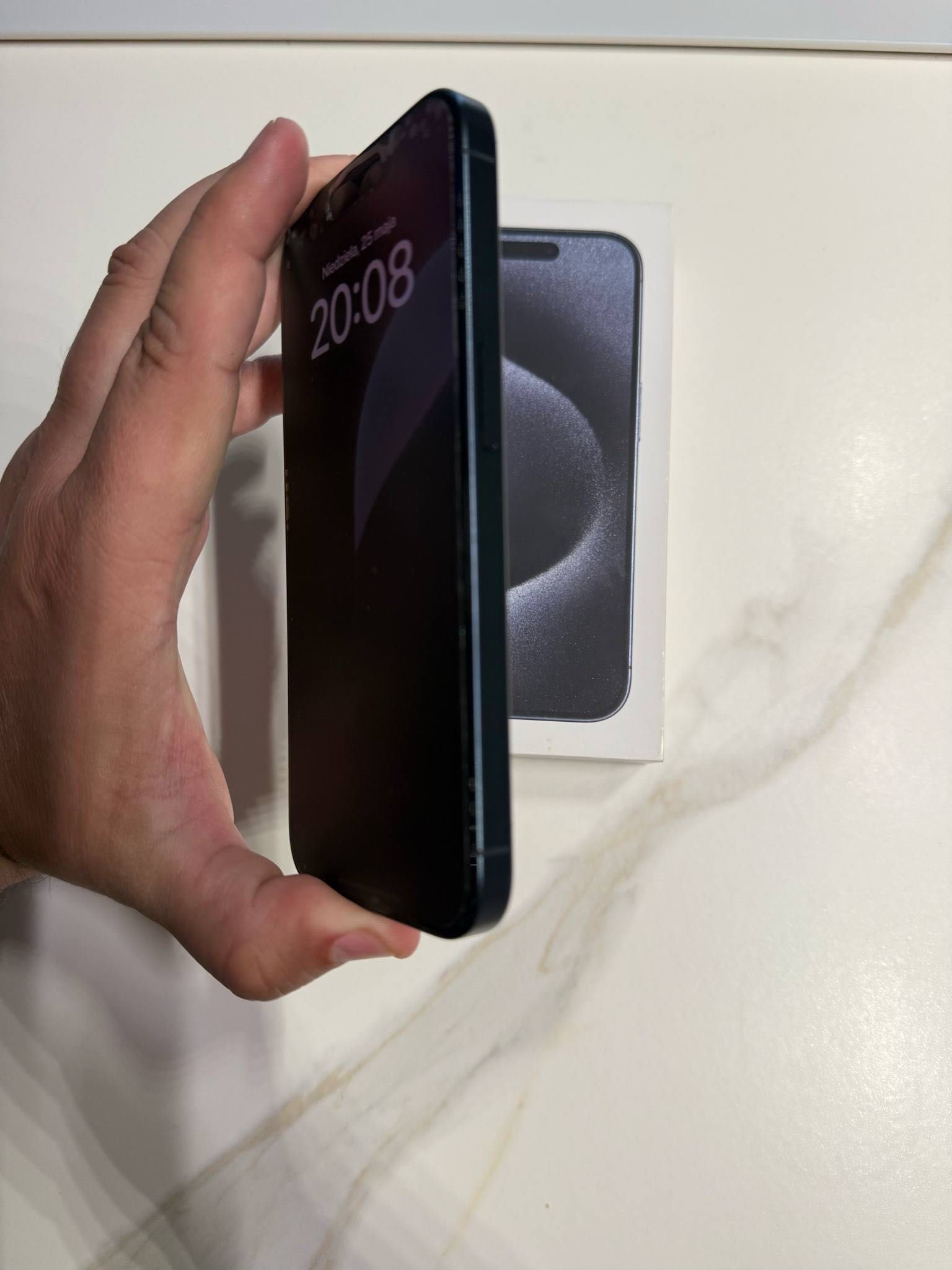 iPhone 15 Pro, 128GB Blue Titanium - stan idealny