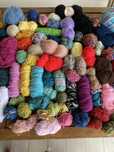 Novelos de lã para crochet