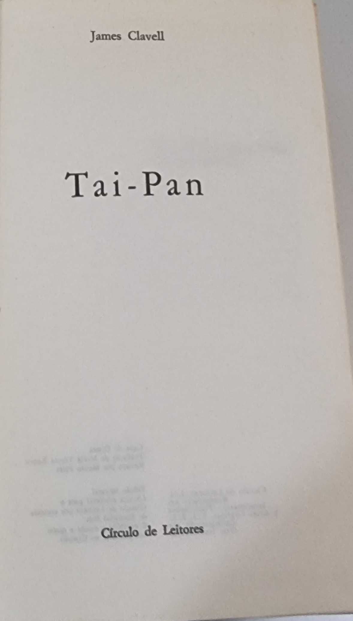 Livro "Tai-Pan" de James Clavell