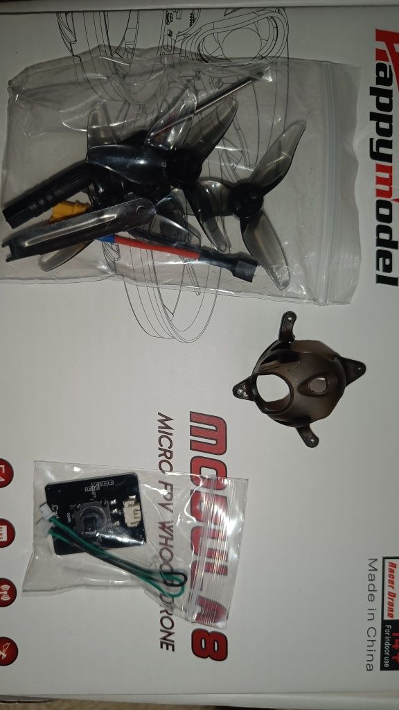 Квадрокоптер Fpv дрон Happymodel Mobula8 85 мм ELRS 2.4