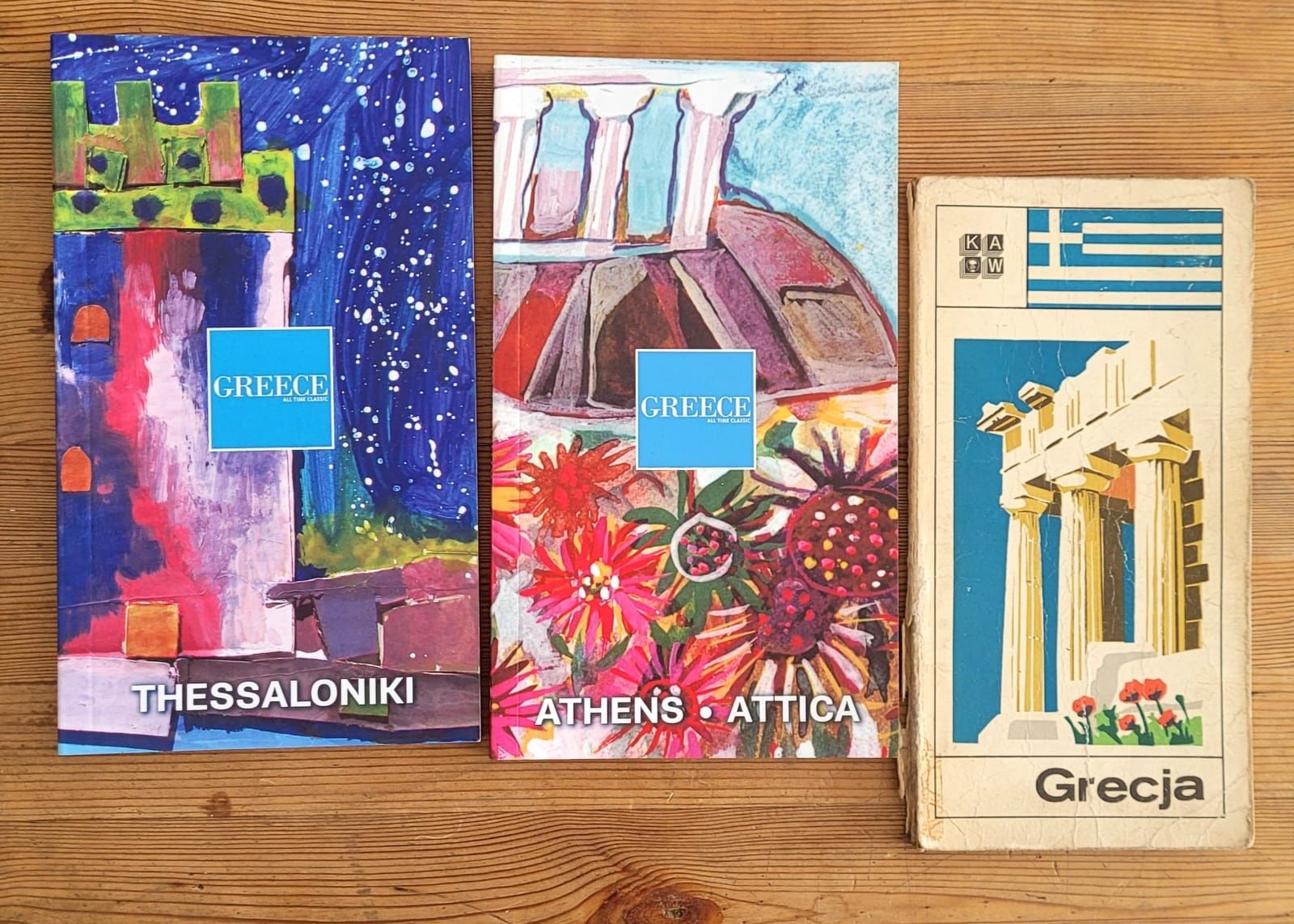 3 książki Grecja ( 2 język angielski)