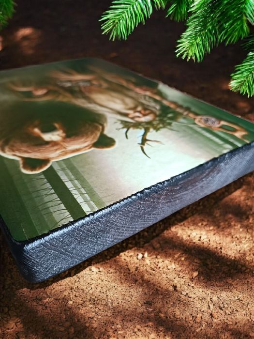 Панно на дереві «Велес — Хранитель Землі й Духів»