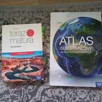 teraz matura geografia vademecum + atlas + zadania z arkuszami