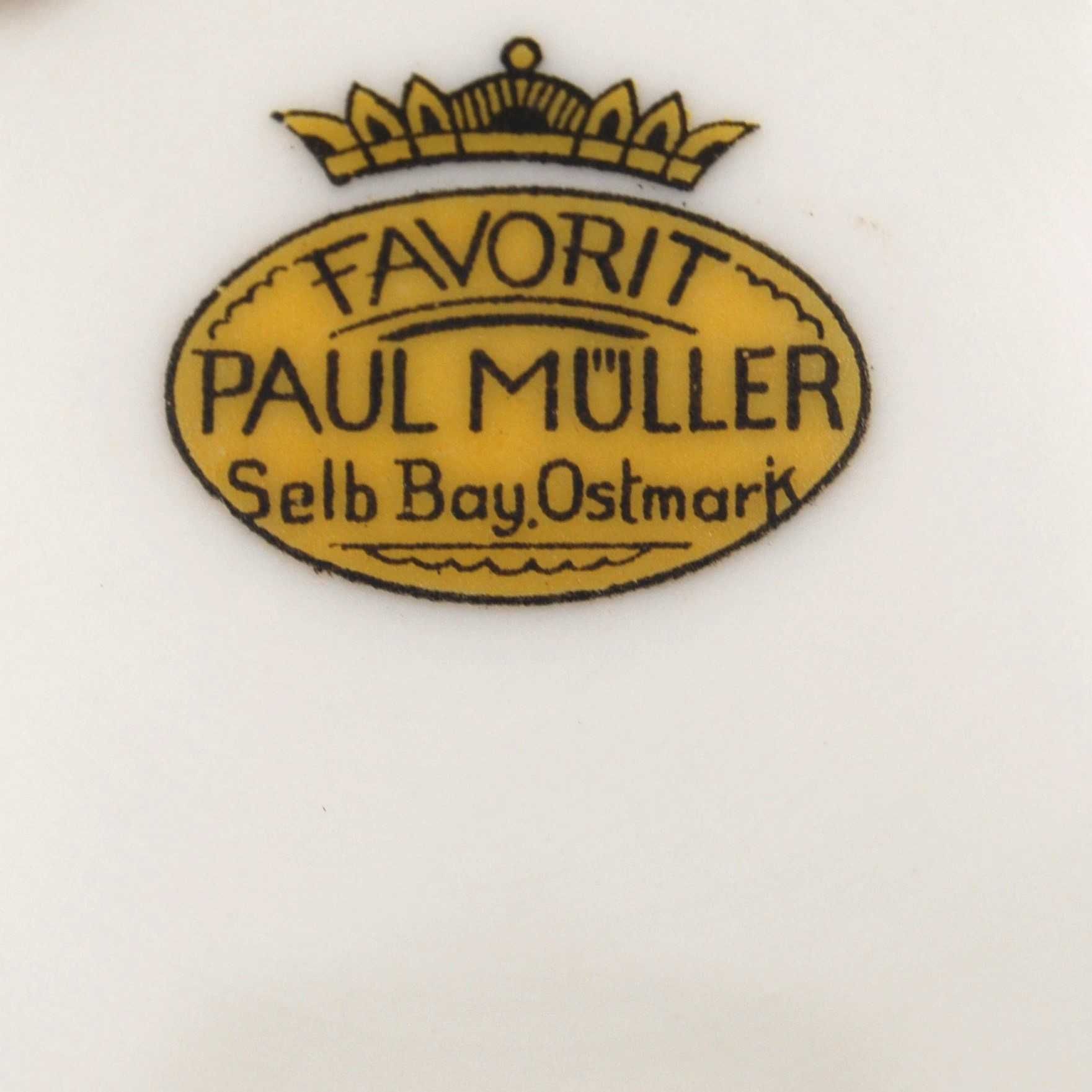 Piękna patera na stopie Paul Muller Hutschenreuther