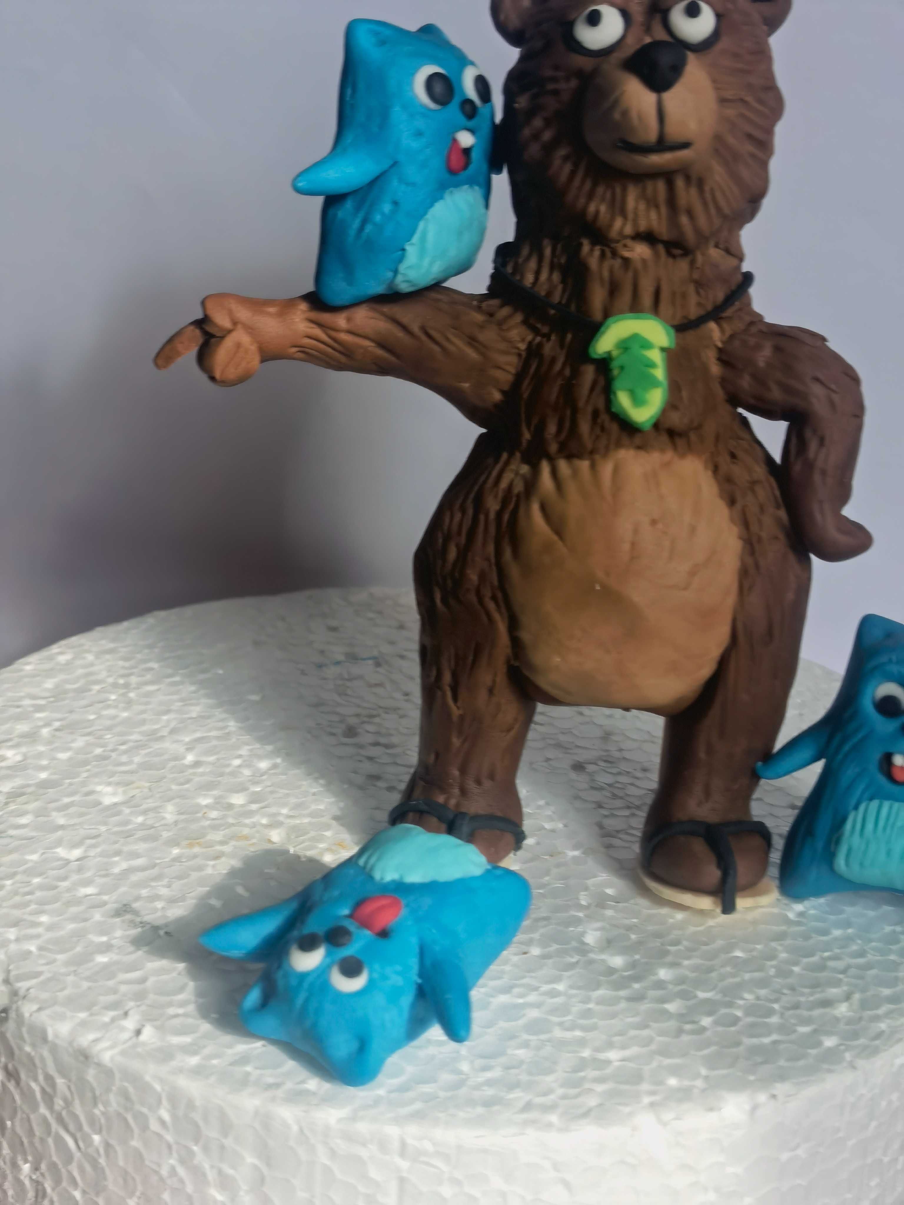 Gryzzli i lemingi figurki na tort świnka peppa harry Potter pokemon