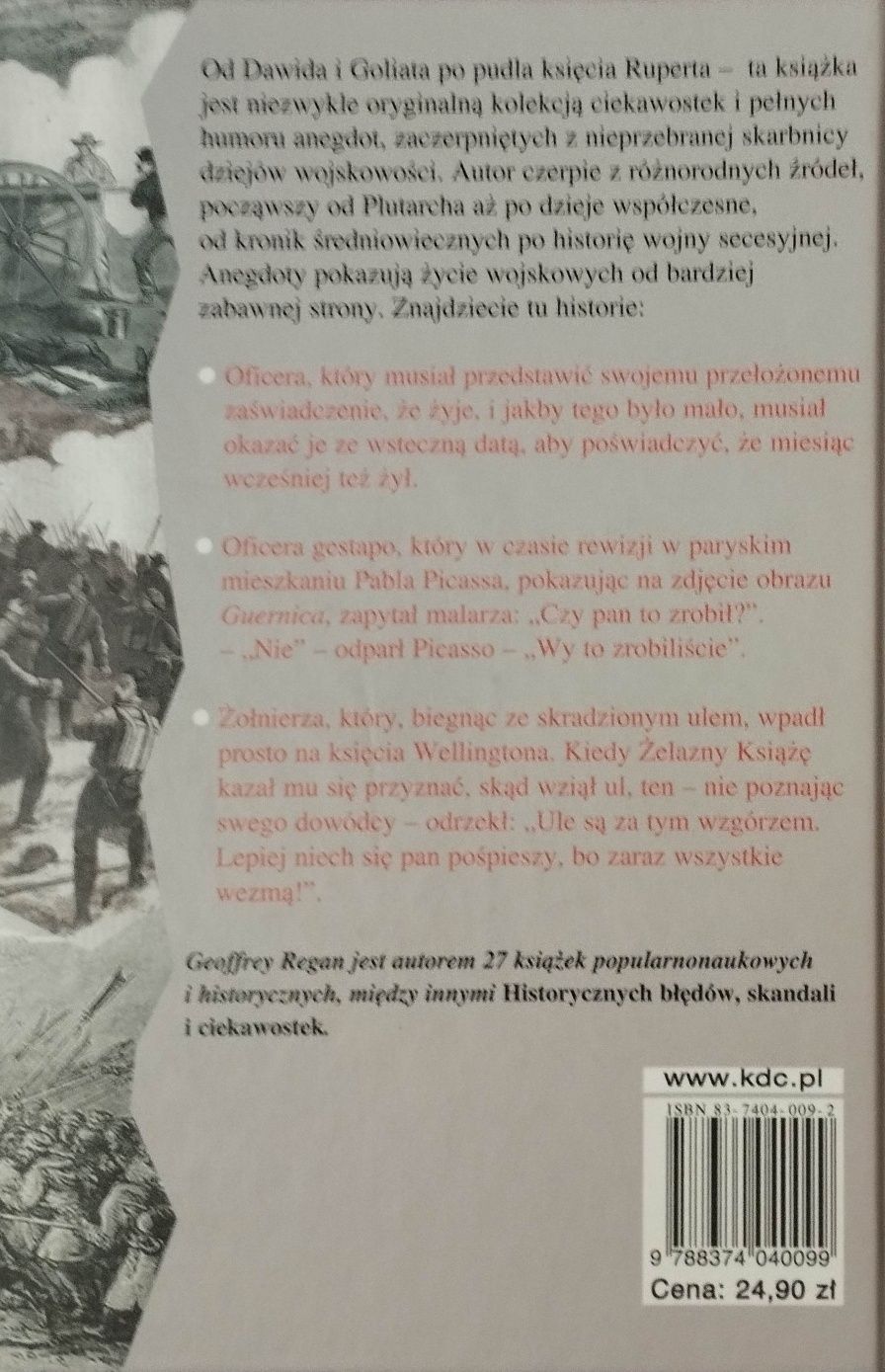 Anegdoty wojenne. Geoffrey Regan. Prezent dla wojskowych.