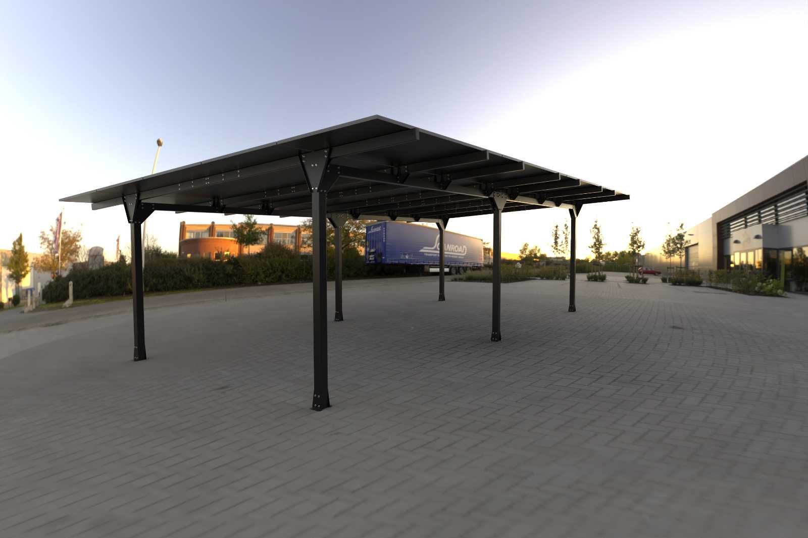 Wiata fotowoltaiczna 10kWp Carport Wiata samochodowa Pergola Producent