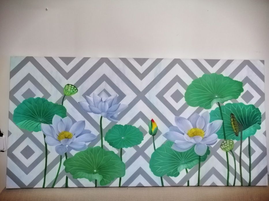 Quadro pintado à mão