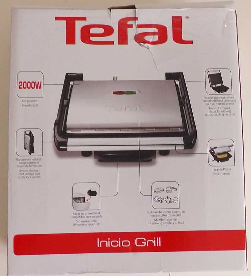 Grill elektryczny opiekacz panini Tefal Inicio 2000W