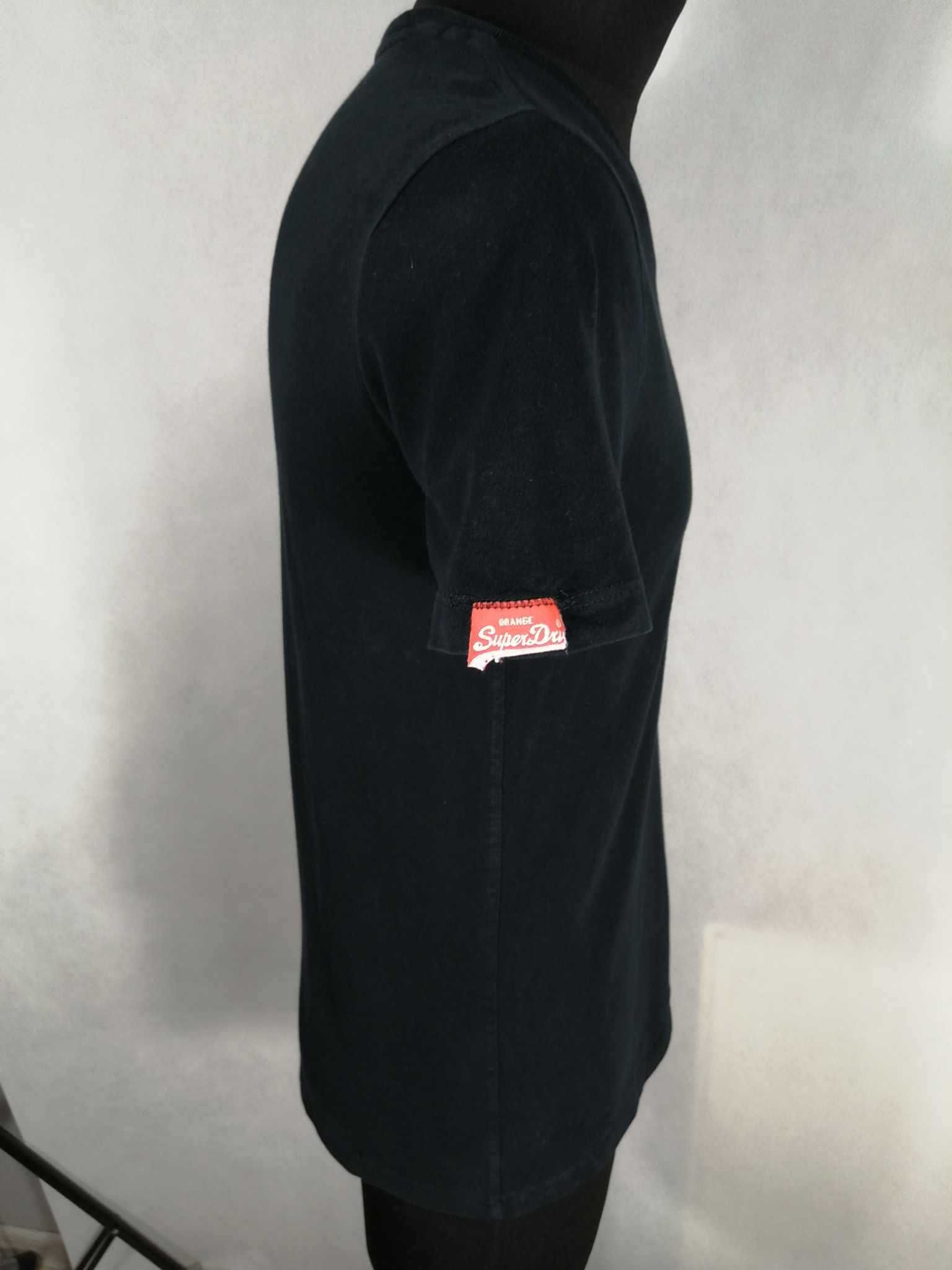 SUPERDRY Vintage Orange Label Koszulka Męska S Oryginalna Super Stan