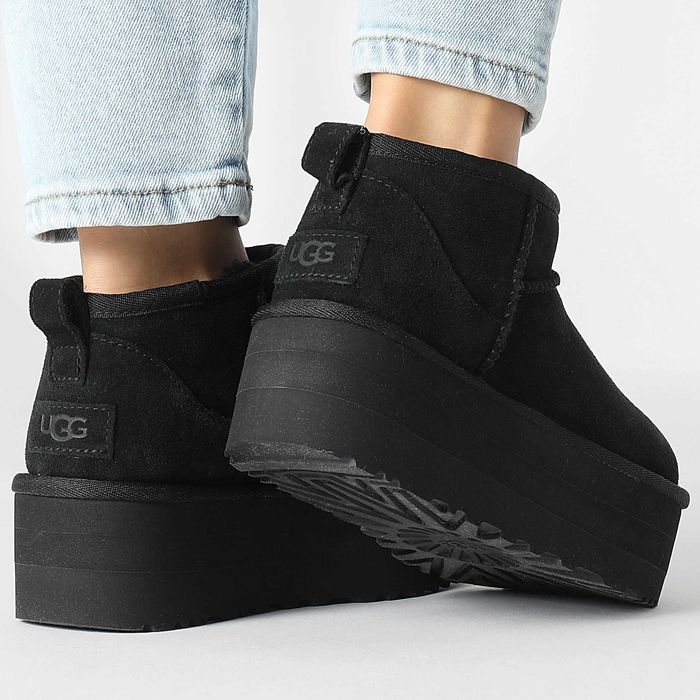 ОРИГІНАЛ UGG Classic Ultra Mini Platform 1135092-BLK ботинки угги УГГ