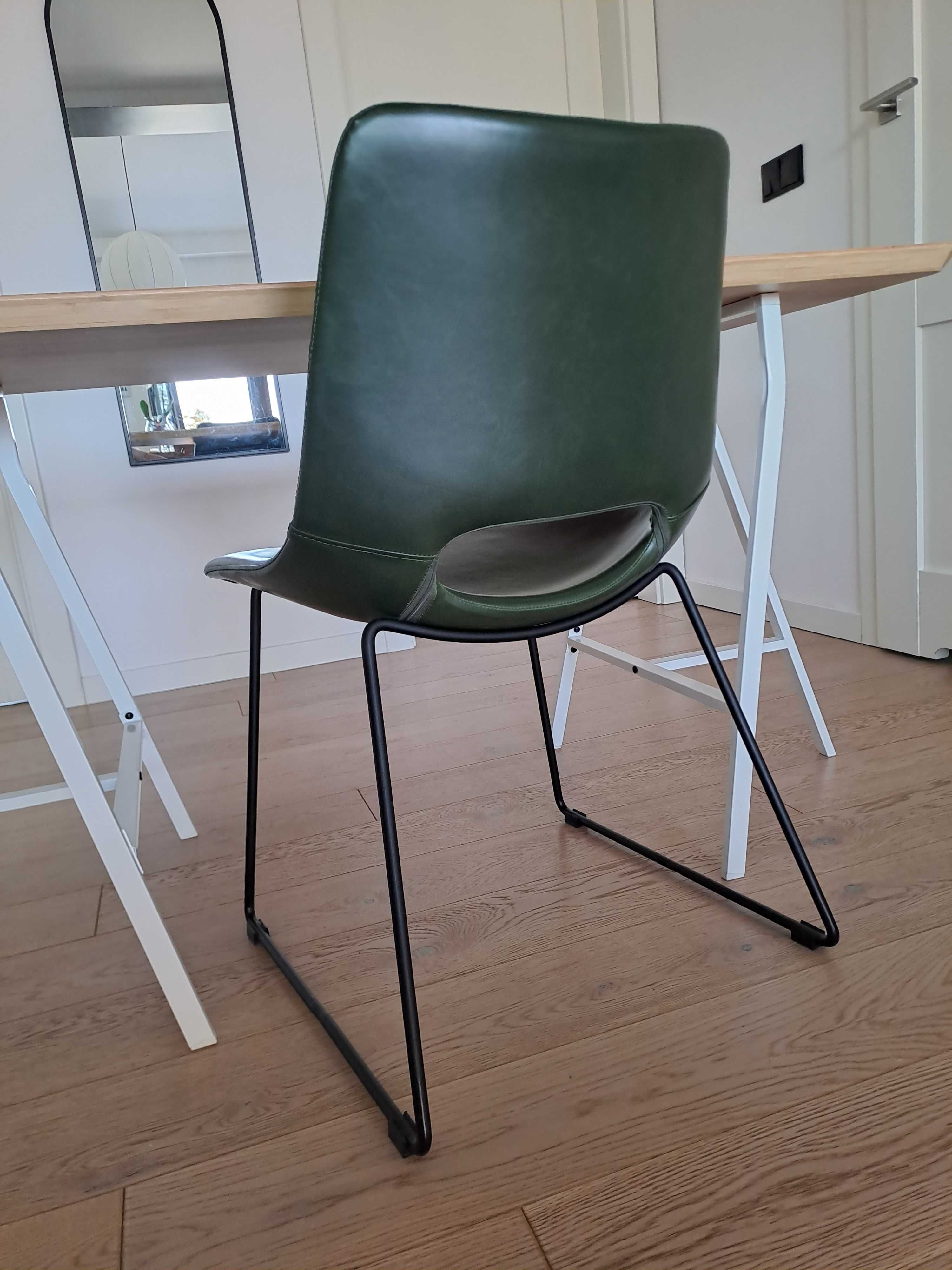 Skórzane krzesło nowa niższa cena