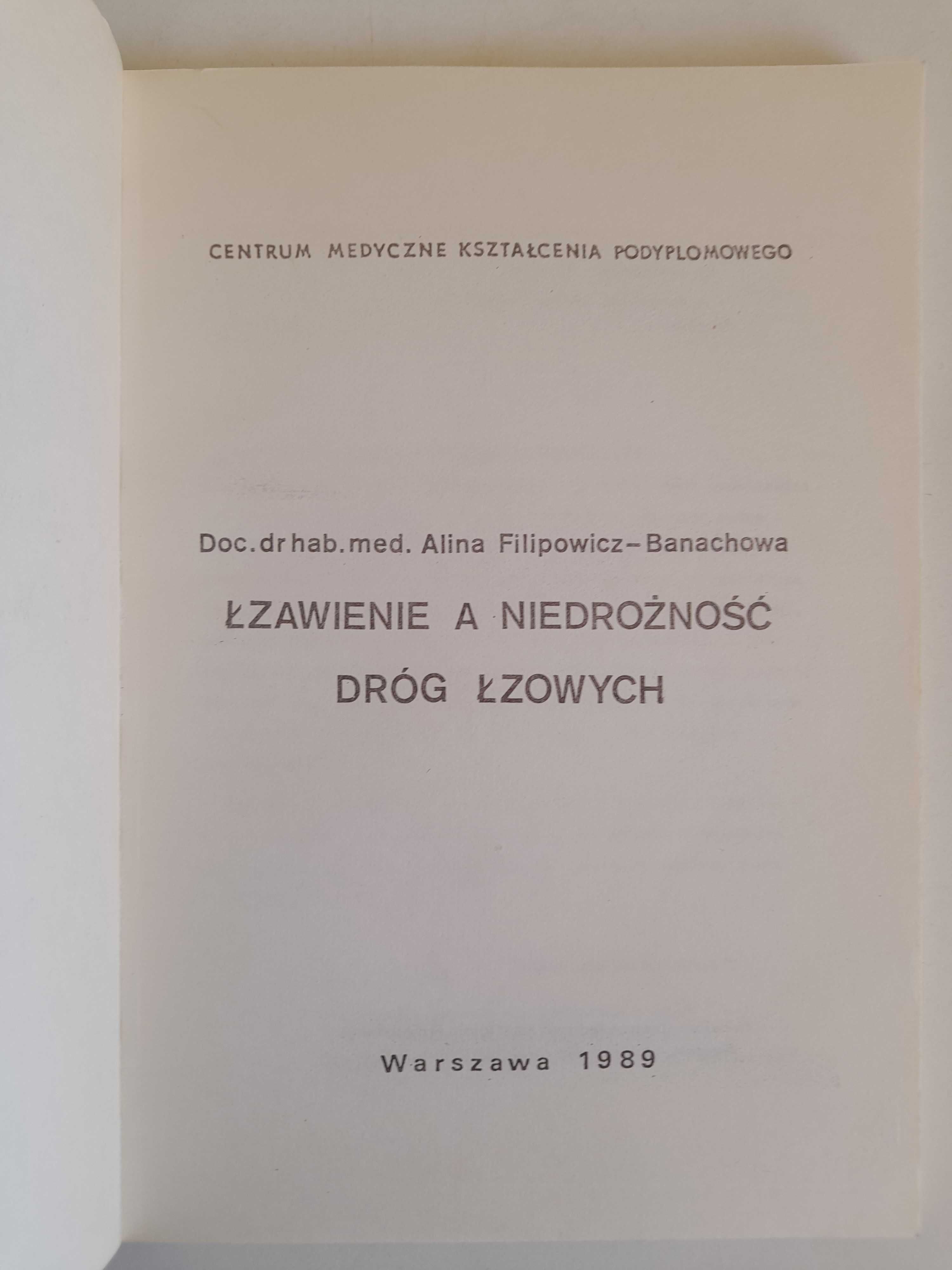 Łzawienie a niedrożność dróg łzowych - Filipowicz-Banachowa