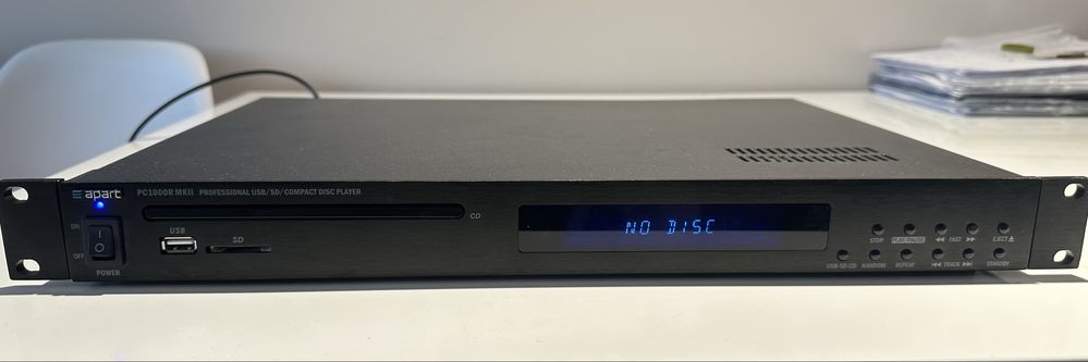 Odtwarzacz CD, MP3 Apart PC1000R MKII