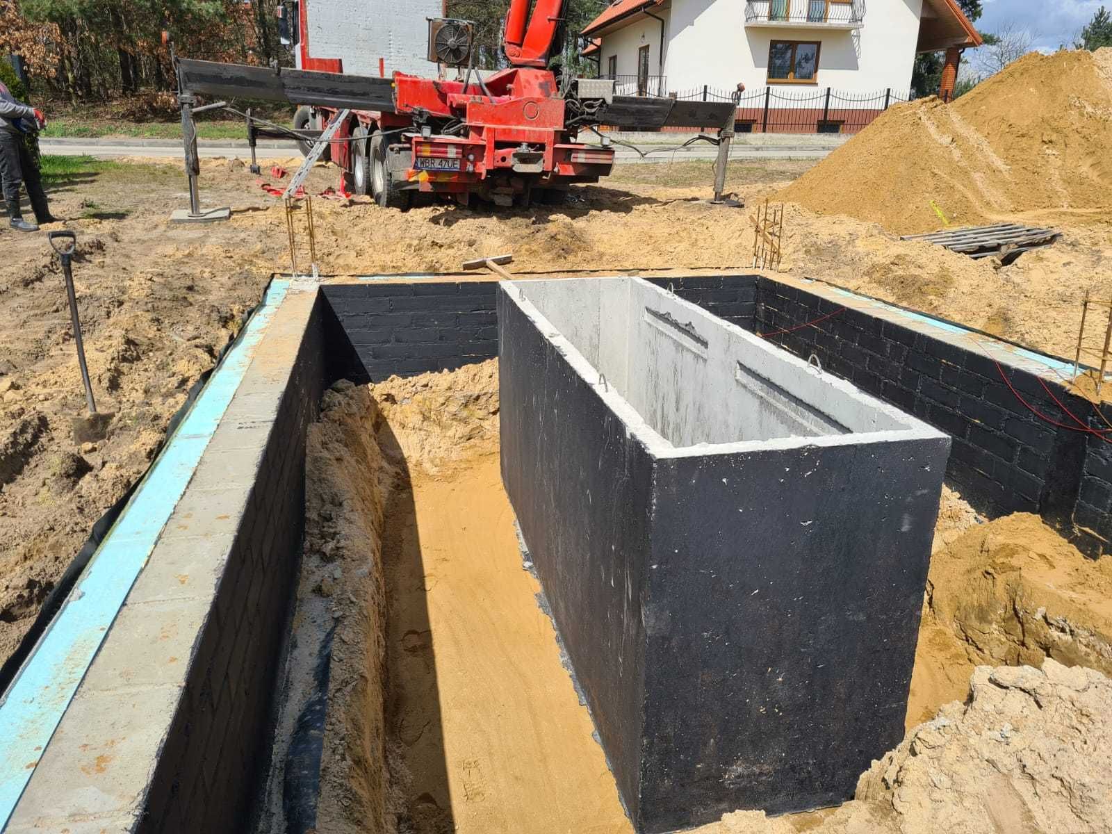 Kanał 6 metrów i kanał 5 metrów i 4 metry piwniczki zbiorniki