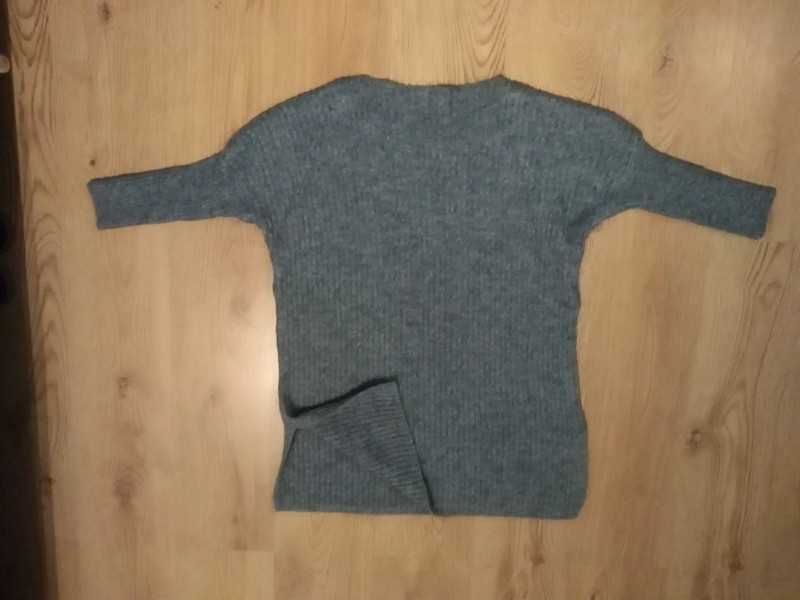 Sweter oversize Olimpia 42/44 XL/XXL sukienka szary moher