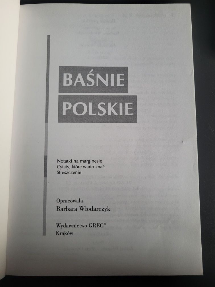 Baśnie polskie wraz z opracowaniem