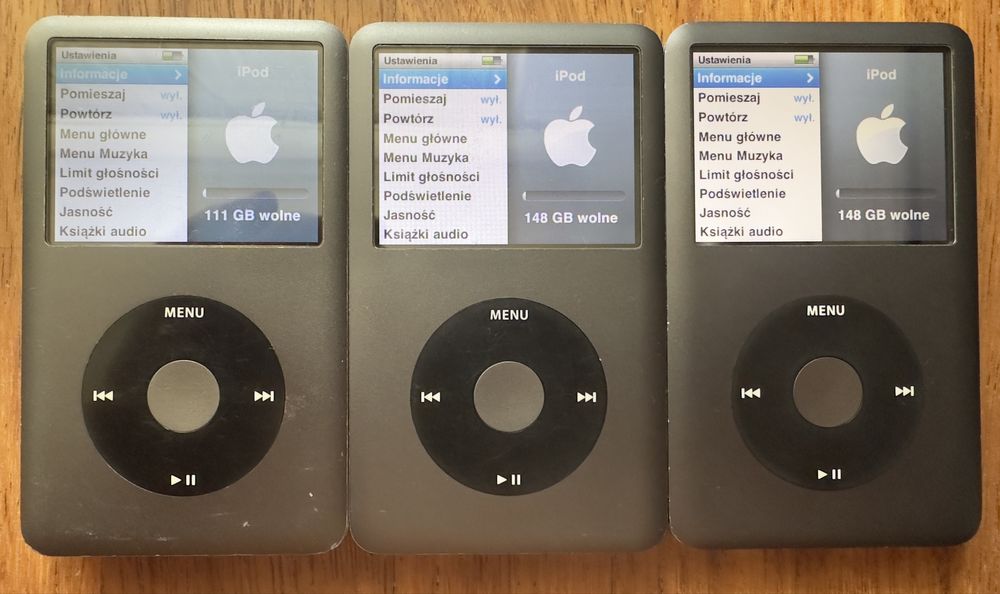 iPod Classic 7 gen. 3szt