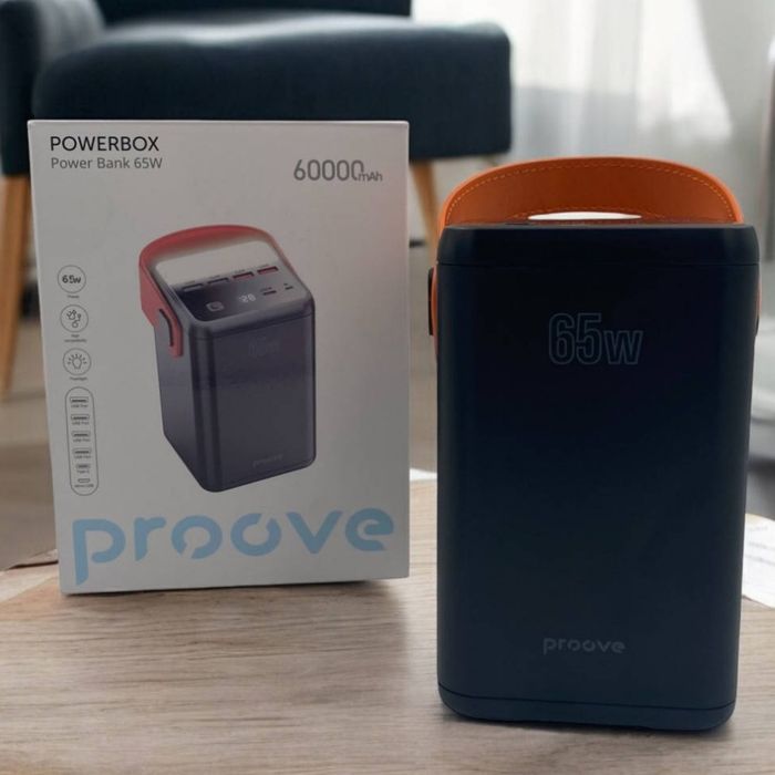 Павербанк Proove 60000mAh(65w) Потужний для ноутбука та телефона!2025
