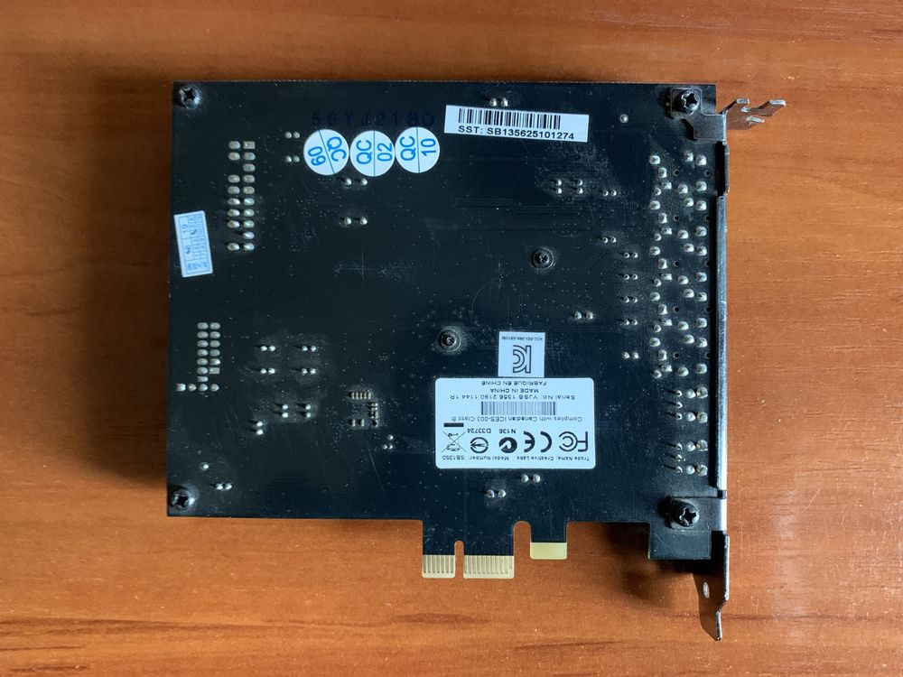 Звуковая карта Creative Sound Blaster Recon3D Fatal1ty Professional