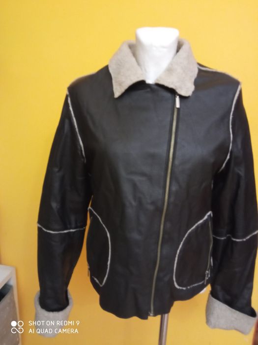 Kurtka pilotka ramoneska prawdziwa skóra