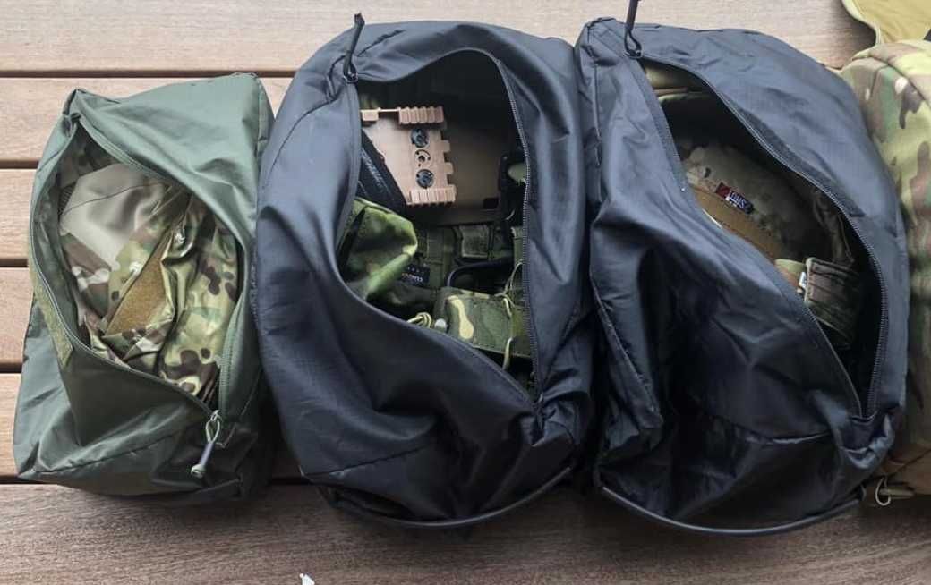 PAKCELL SET HELIKON-TEX набор 3 компрессионных мешка вещсумка олива