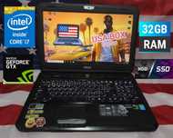 ‼️Ігровий MSI GAMING 15.6FHD/Core i7/8ядер/GTX 4GB/32GB RAM/SSD÷HDD‼️