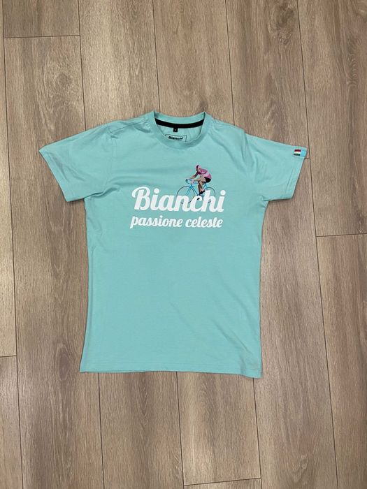 |M| Футболка Bianchi Passione Celeste Vintage / Хлопковая футболка