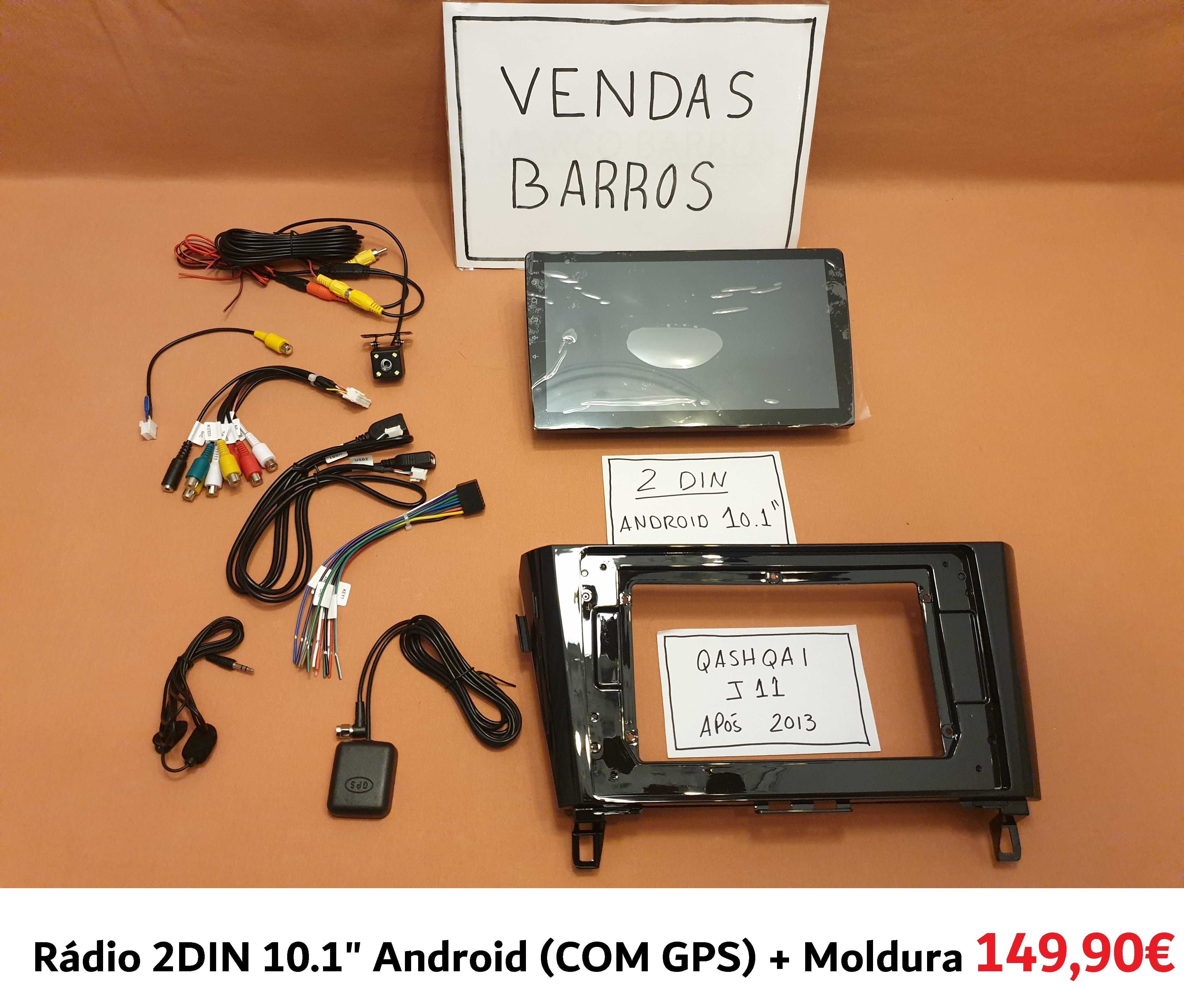 (NOVO) Rádio 2DIN 9" Nissan QASHQAI J10 / J11 (2007 a 2021) • Android