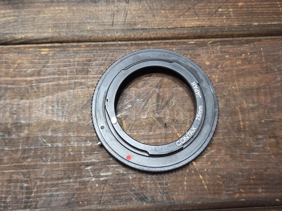 Macro кільце Contax та перехідник на EOS