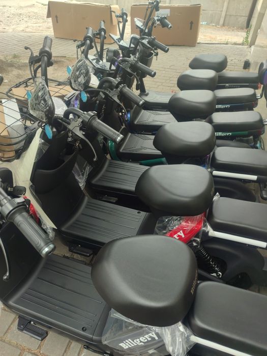 Новенькі електро велосипеди Billgery 500w 60 v 20Ah