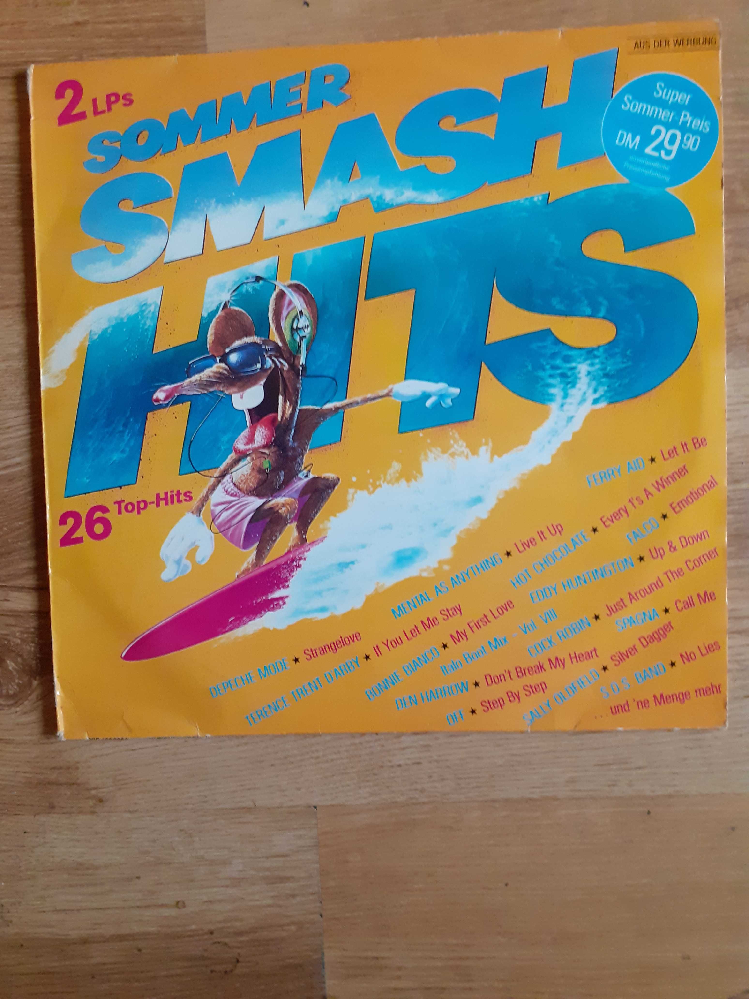 V/A Sommer Smash Hits 2lp Depeche Mode,Italo Boot Mix 8,G.Moore,Falco