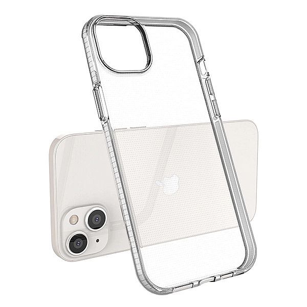 Spring Case etui iPhone 14 Plus silikonowy pokrowiec z ramką jasnonieb