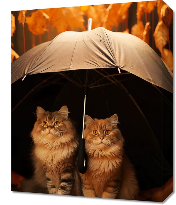 Obraz 40x50cm Jesienny Koci Schron