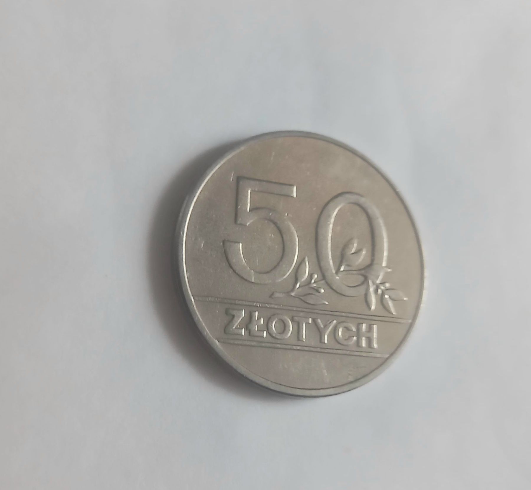 Moneta 50zł z czasów PRL
