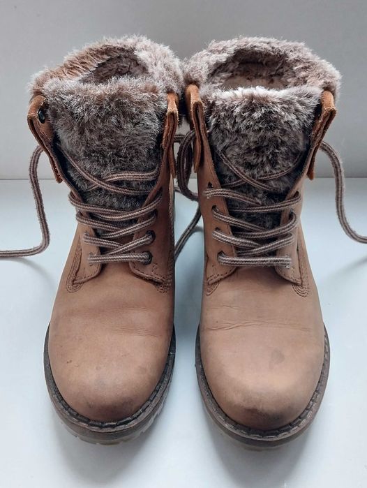 Landrover ботинки натуральная кожа мех зима Размер 38 Стелька 24,5 см