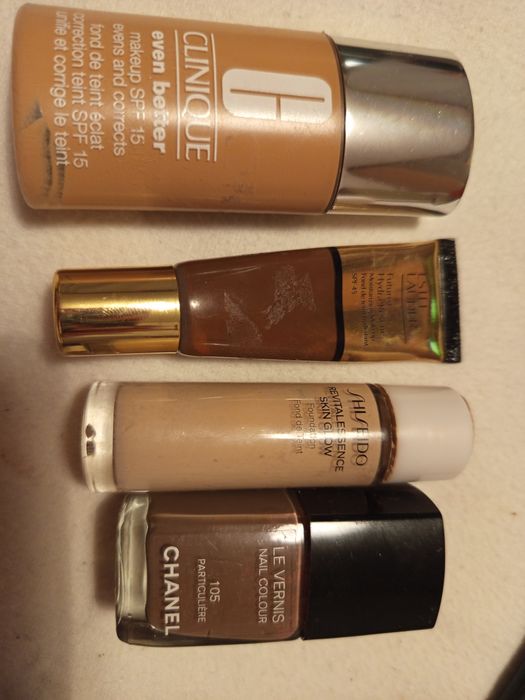 Zestaw kosmetyków do makijażu Chanel Shiseido Clinique Mac