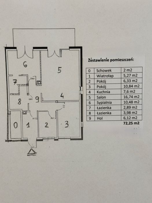 Sprzedam mieszkanie 72m2 z tarasem i ogrodem Jasionka