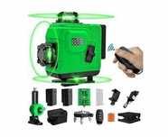 Poziomica laserowa 4D laser krzyżowy z pilotem+ zestaw z akcesoriów