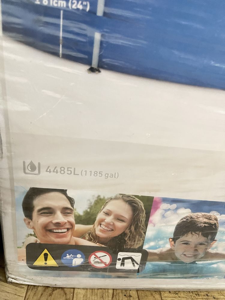 Basen stelażowy zestaw stan bdb! INTEX