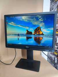 Монітор benq 22'' led яскравий vga dvi displayport висока нога поворот