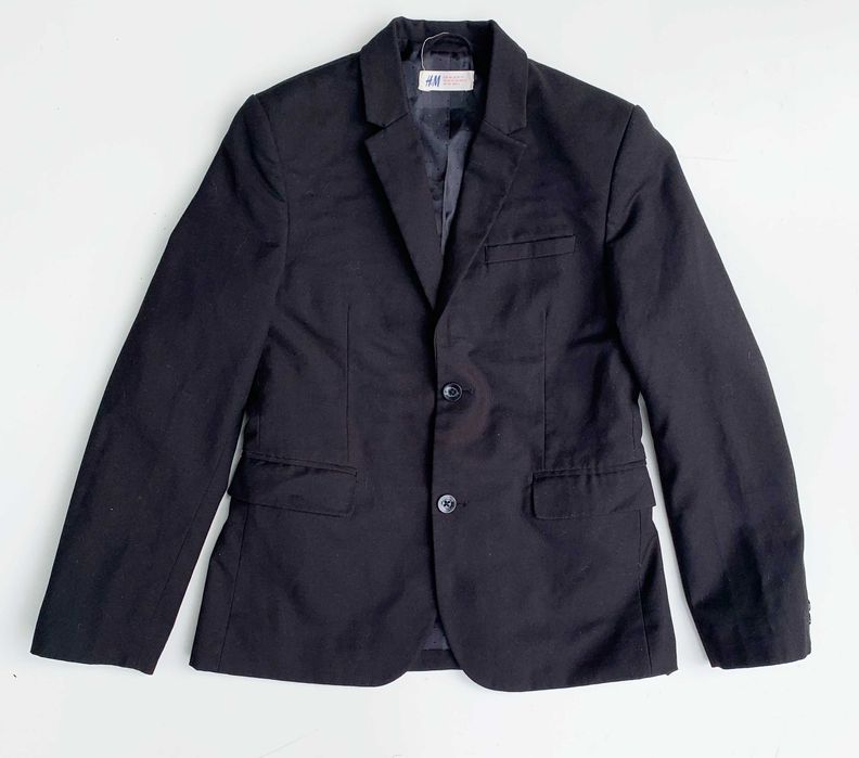 Marynarka H&M Czarne Blezer 146 cm 10 11 lat Wizytowa Elegancka