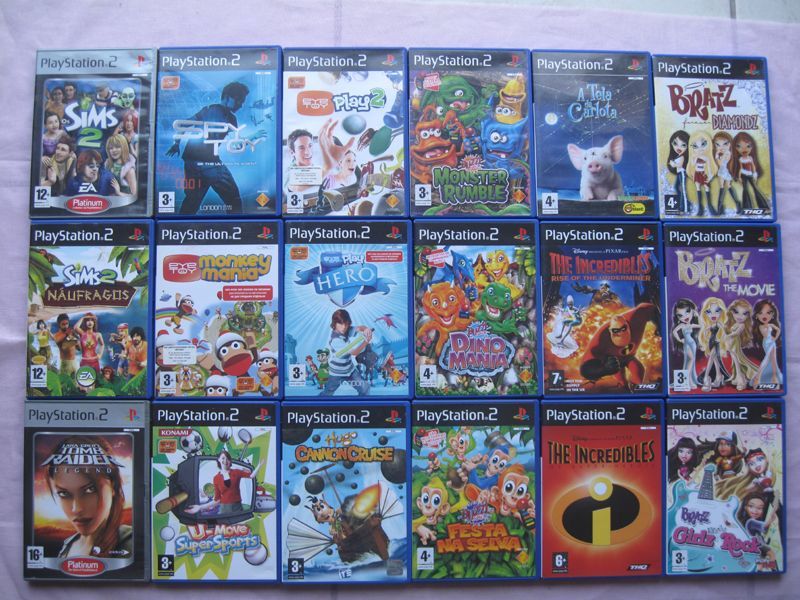 Jogos Playstation 2 e PSP