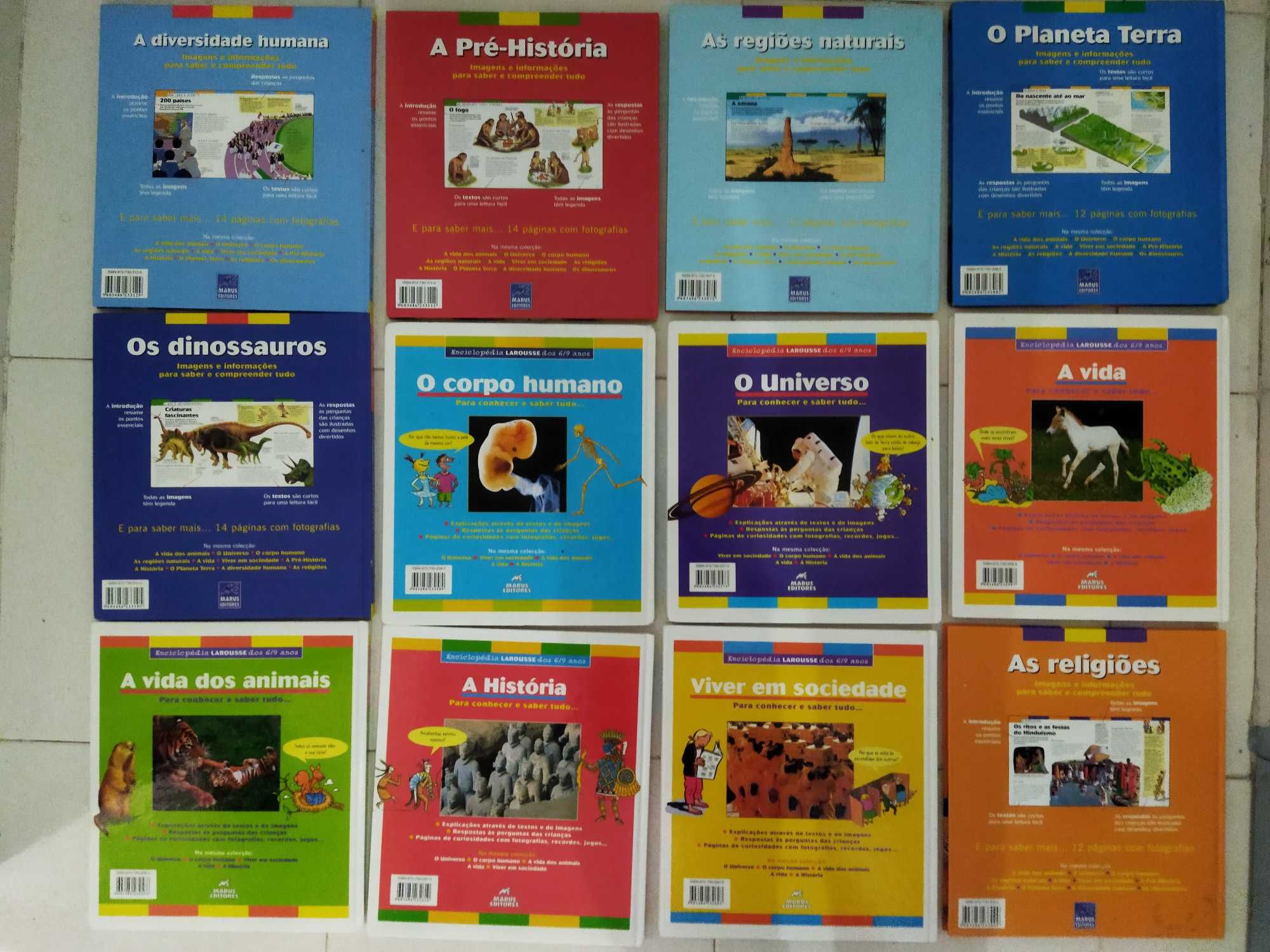 12 Livros da enciclopédia Laurosse  para Crianças