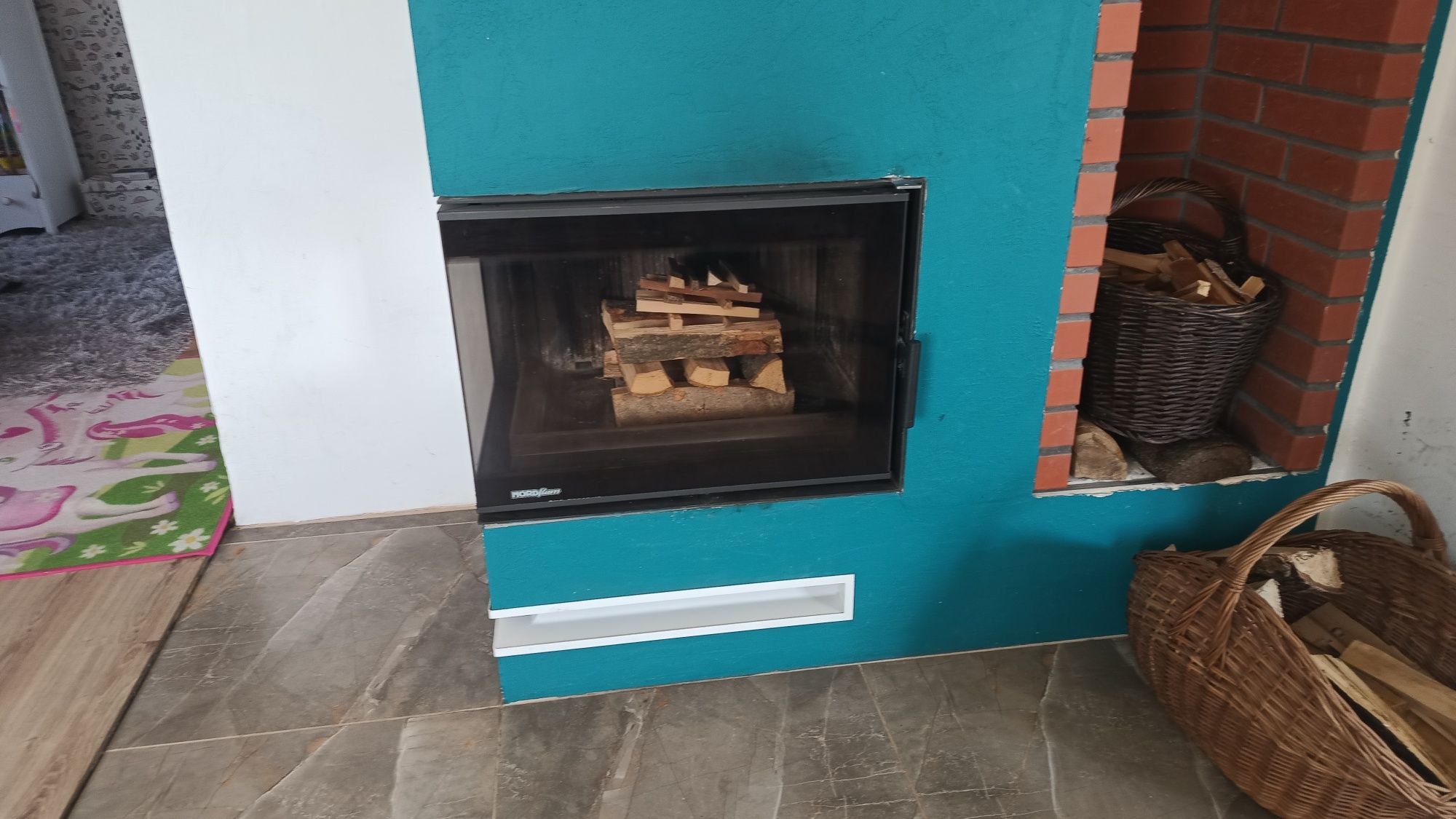 Wkład kominkowy NORDflam TOrn Eco 12kW dwuszybowy